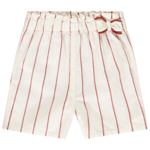 Σορτς ριγέ με φιόγκο για bebe κορίτσι 