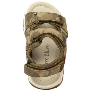 Σανδάλια με σκρατς σε σχέδιο καμουφλάζ για μωρό αγόρι 