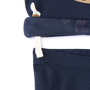 Σετ πυτζάμας 2 τμχ. μακρυμάνικο από interlock με σχέδιο σκύλων για μωρό αγόρι και διαφορετικά τελειώματα ανάλογα με την ηλικία 