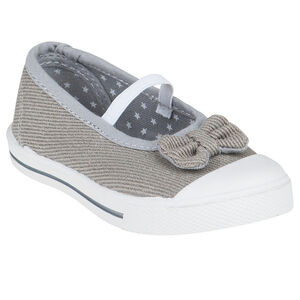 Βαμβακερά παπούτσια με ελαστική μπάρα και φιόγκο από 24 έως 27 