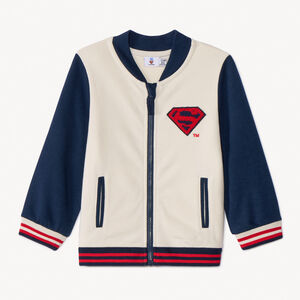 Ζακέτα teddy molleton effet color block Superman Warner για bebe αγόρι  Main Ζακέτα teddy molleton effet color block Superman Warner για bebe αγόρι