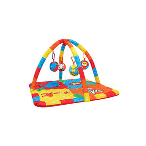 Χαλί Δραστηριοτήτων Με 4 Κρεμασμένα Υφασμάτινα Παιχνίδια 