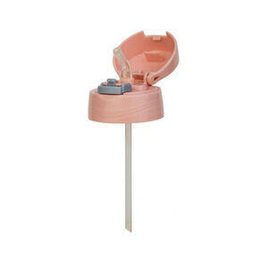 Ανταλλακτικό Καπάκι Με Καλαμάκι "We Care" Ροζ 