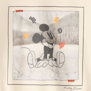 Sweat à capuche oversize garçon bébé colorblock Mickey Disney 