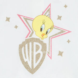 Κοντομάνικο μπλουζάκι print Titi 100 ans Warner για bebe κορίτσι 