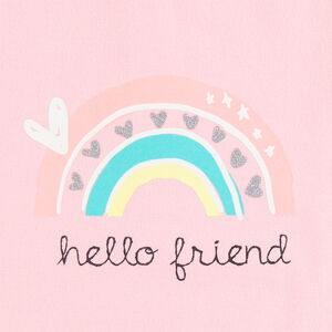 Σετ Τουνίκ σχέδιο ουράνιο τόξο και Κολάν chiné 