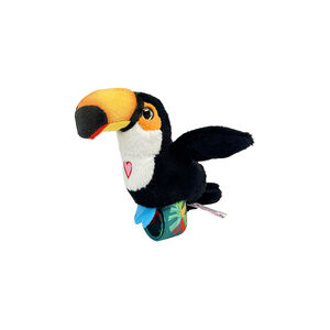Λούτρινο Ζωάκι με Λουράκι Slap Band - 4 Σχέδια - Πτηνό Τουκάν Happy Yappers  