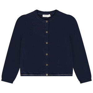 Ζακέτα από πλεκτό μονόχρωμο και lurex για κορίτσι 