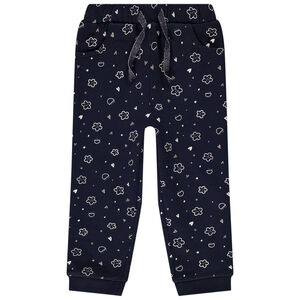 Φόρμα molleton με φαντεζί σχέδιο για bebe κορίτσι 