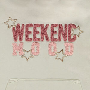 Φούτερ με κουκούλα σε εφέ color block για κορίτσι 