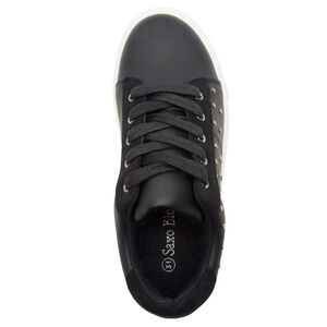 Χαμηλά αθλητικά από δερματίνη με μεταλλικά τρουκ 