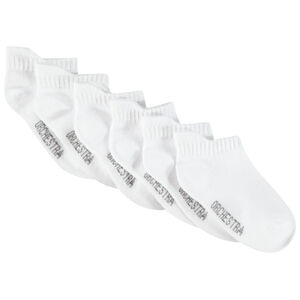 Lot de 6 paires chaussettes courtes blanches pour bébé garçon Main Lot de 6 paires chaussettes courtes blanches pour bébé garçon