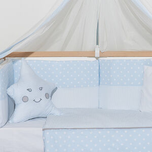 Πικέ κουβέρτα 100*150 Carousel - Μπλε 