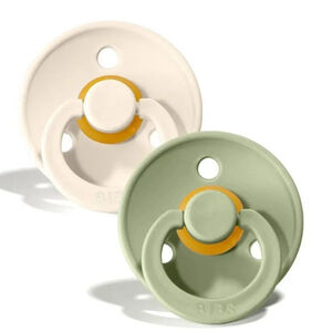 Bibs Πιπιλες Colour Round-2 Pack-Ivory/Sage No2 