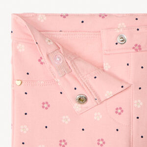 Παντελόνι molleton με all-over σχέδιο για μωρό κορίτσι 