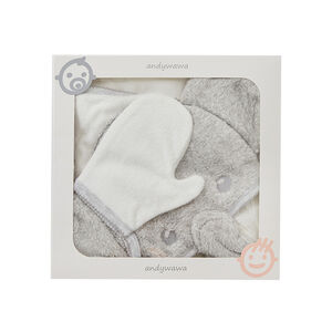 Σετ 3 Τμχ Καπα-Μπουρνουζι Ι Love My Mummy And Daddy 