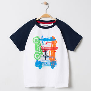 T-shirt κοντομάνικο με σχέδιο moto Main T-shirt κοντομάνικο με σχέδιο moto