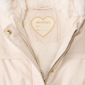 Parka Grand Froid με κουκούλα και επένδυση sherpa για μωρό κορίτσι 