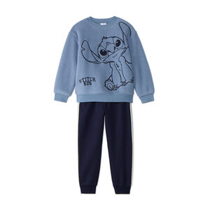 Ensemble jogging garçon en sherpa et molleton Stitch 