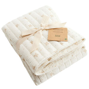 Κουβέρτα καπιτονέ σε tetra 100 x 100 cm TOG 2 Douce Hirondelle εκρού 