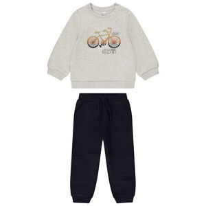 Σετ jogging puff print ποδήλατο για bebe αγόρι 