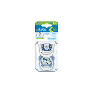 Πιπίλα Νυχτός PreVent Αγόρι Επίπεδο 1 0-6 Μηνών (2 τεμ.) 