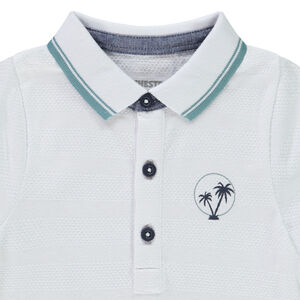 Πόλο κοντομάνικο με φαντεζί σχέδιο για bebe αγόρι 