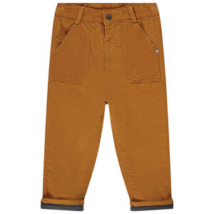 Pantalon en velours milleraies uni pour bébé garçon Main Pantalon en velours milleraies uni pour bébé garçon