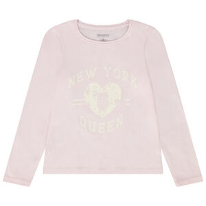 T-shirt μακρυμάνικο με φαντεζί σχέδιο για κορίτσι 