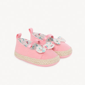 Μωρουδιακό φόρεμα με λουλούδια και πλεγμένο σκοινί για κορίτσια. 