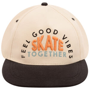 Casquette bicolore avec broderie 3D pour garçon 