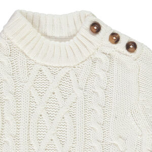 Πουλόβερ πλεκτό φαντεζί με πλέξη για bebe αγόρι 