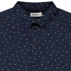 Πουκάμισο μακρυμάνικο με πουά σχέδιο για αγόρι 