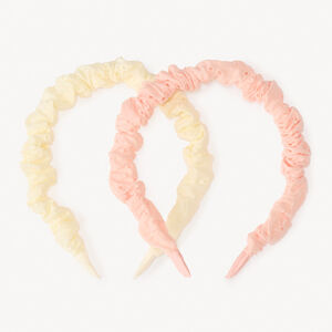 Σετ 2 στεφανιών με αγγλική κέντημα για κορίτσι 