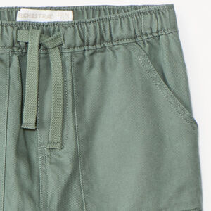 Παντελόνι cargo από υφασμάτινο μονόχρωμο για μωρό αγόρι 