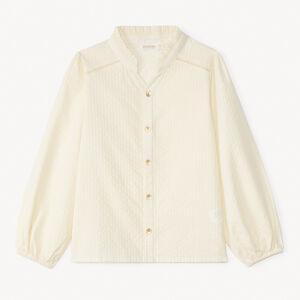 Μπλούζα μονόχρωμη από ανθεκτικό πανί για κορίτσι 