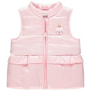 Μπουφάν αμάνικο irisée με animal κέντημα 