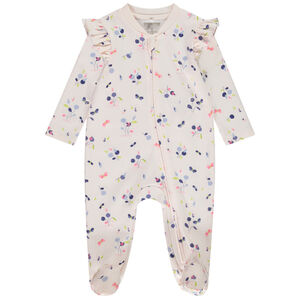 Dors-bien en jersey imprimé fleuri pour bébé fille Main Dors-bien en jersey imprimé fleuri pour bébé fille