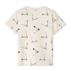 Κοντομάνικο μπλουζάκι jersey με σχέδιο πατίνια για αγόρι 