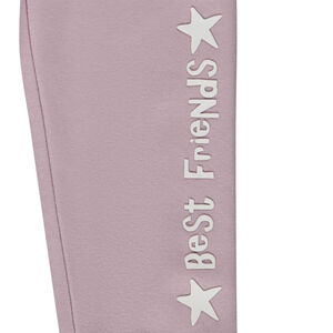 Παντελόνι jogging από φούτερ για κορίτσι μωρό 