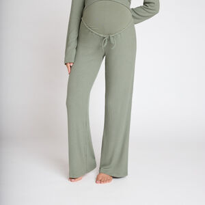 Σετ πιτζάμα εγκυμοσύνης 2 τεμαχίων από πλεκτό jersey μονόχρωμο 