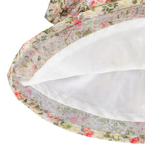 Φούστα με βολάν και σχέδιο φυτών για κορίτσι 