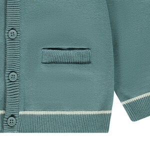 Γιλέκο με V λαιμόκοψη από πλεκτό για bebe αγόρι 