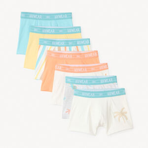 Σετ από 7 μποξέρ από ζέρσεϊ με καλοκαιρινό σχέδιο για αγόρια 