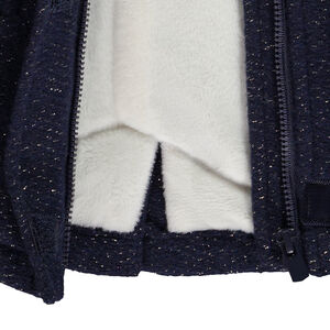 Παλτό από μαλλί με lurex και γυαλιστερή υφή για κορίτσι μωρό 