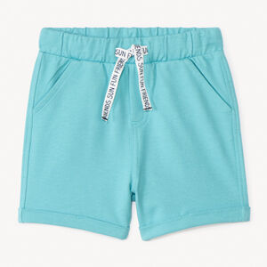 Βερμούδα en molleton μονόχρωμο για bebe αγόρι 