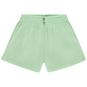 Σορτς effet smocké από jersey τσαλακωμένο για κορίτσι 