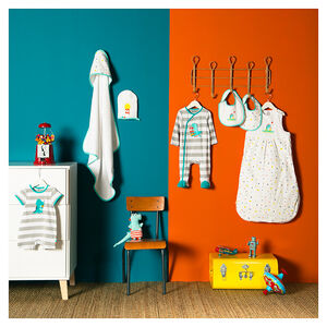 Σετ από 2 σαλιάρες πετσετέ για bebe αγόρι 