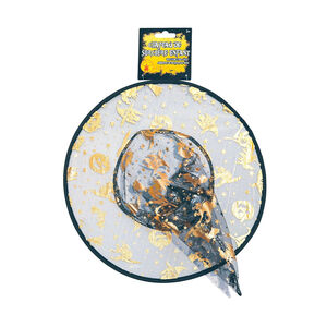 Μάγισσα καπέλο για παιδιά με χρυσό τύπωμα 