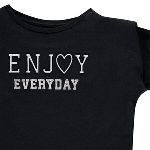 T-shirt μακρυμάνικο με μήνυμα για κορίτσι 